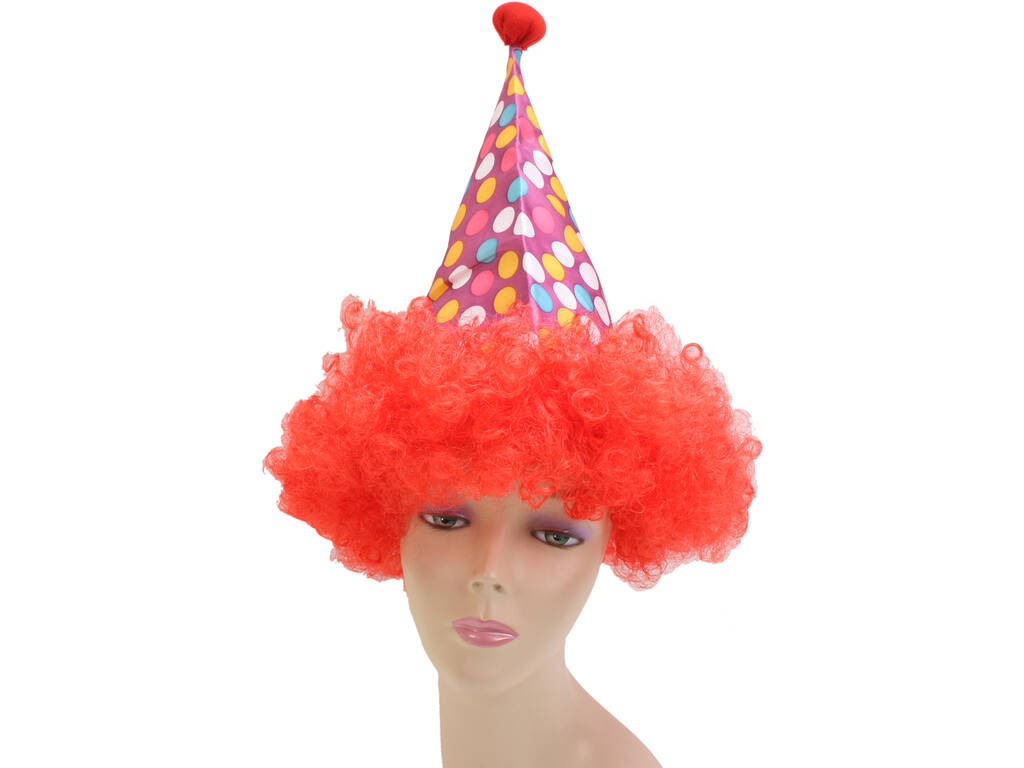 Cappello Pagliaccio Con Capelli.