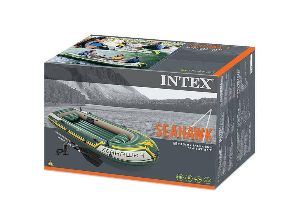 Canotto gonfiabile 351x145x48 cm Seahawk Deluxe