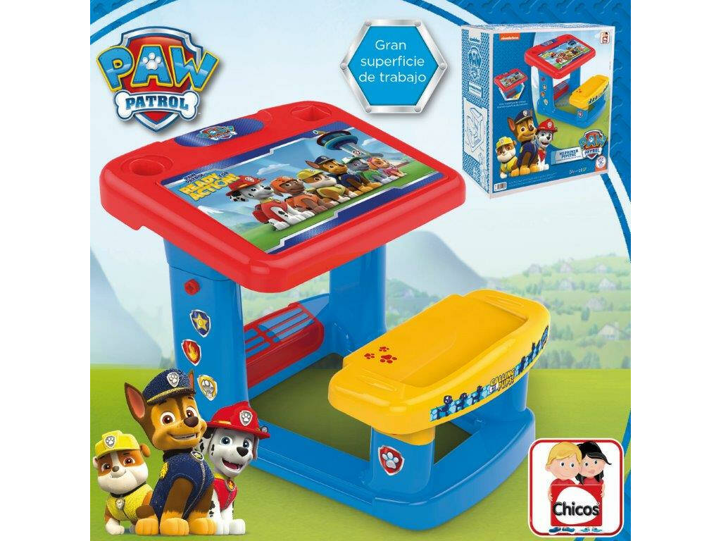 Paw Patrol Scrivania e Sgabello 51065 