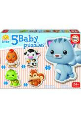 Baby Puzzle Animais Educa 13473