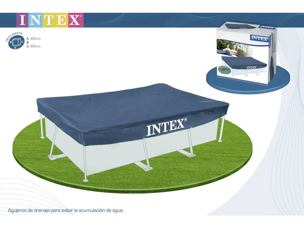 Telo di Copertura per Piscina 300x200 cm Intex 28038 