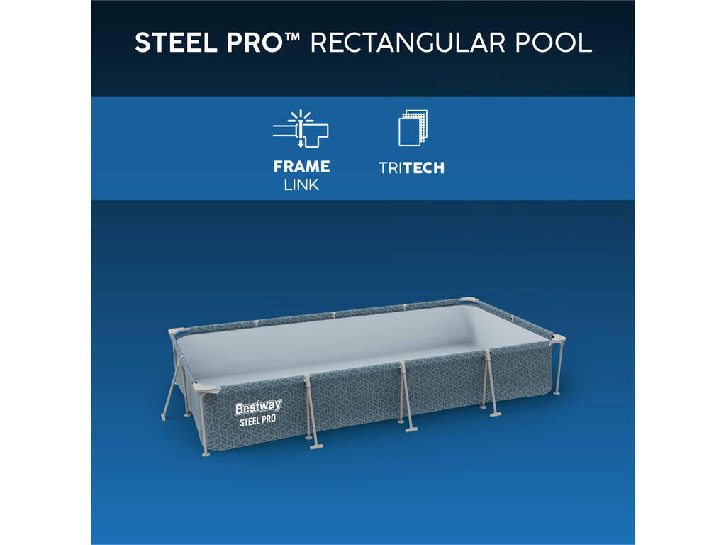 Piscina fuori terra 400x211x81 cm Bestway 56424 