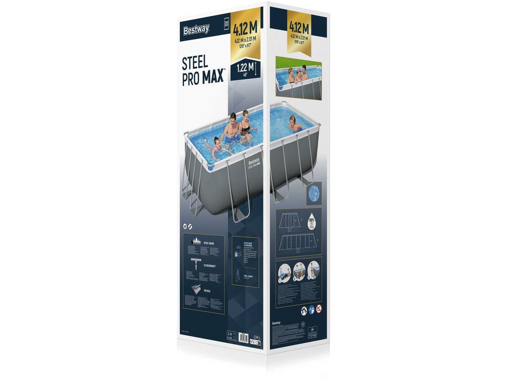Piscine Hors sol 412 x 201 x 122 cm Bestway 56456