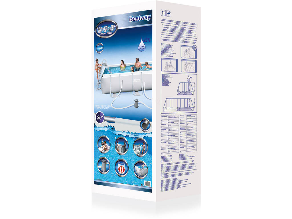 Piscina Fuori terra 404x201x100 cm Bestway 56441