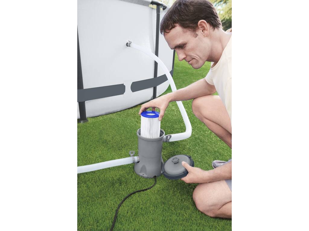 Pompa filtro da 2.006 l/h per piscina Bestway 58383 