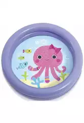 Piscina Gonflable 2 anneaux 61x15cm. Petits Poissons Intex 59409