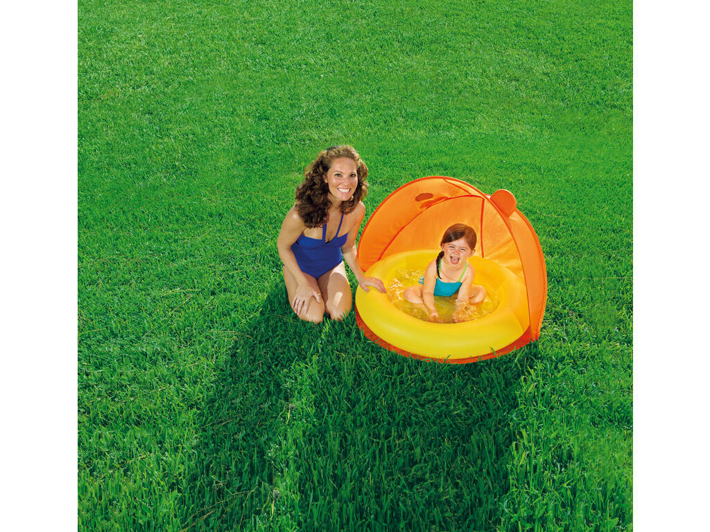 Piscina Insuflável 97x97x74 cm. Com Tecto
