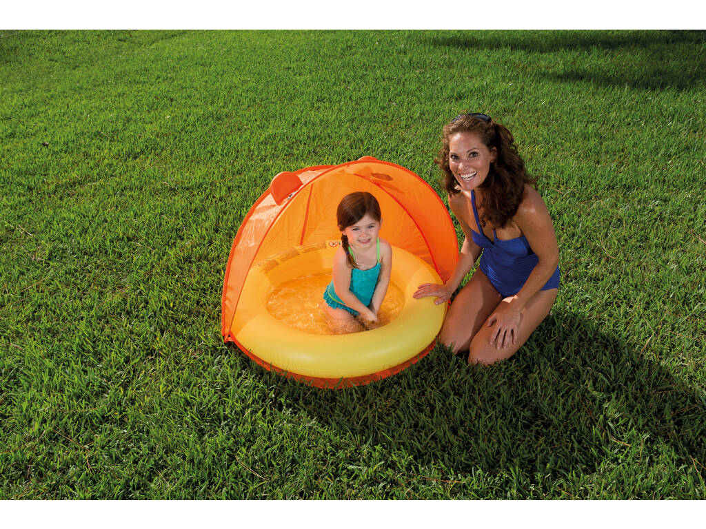 Piscina Insuflável 97x97x74 cm. Com Tecto