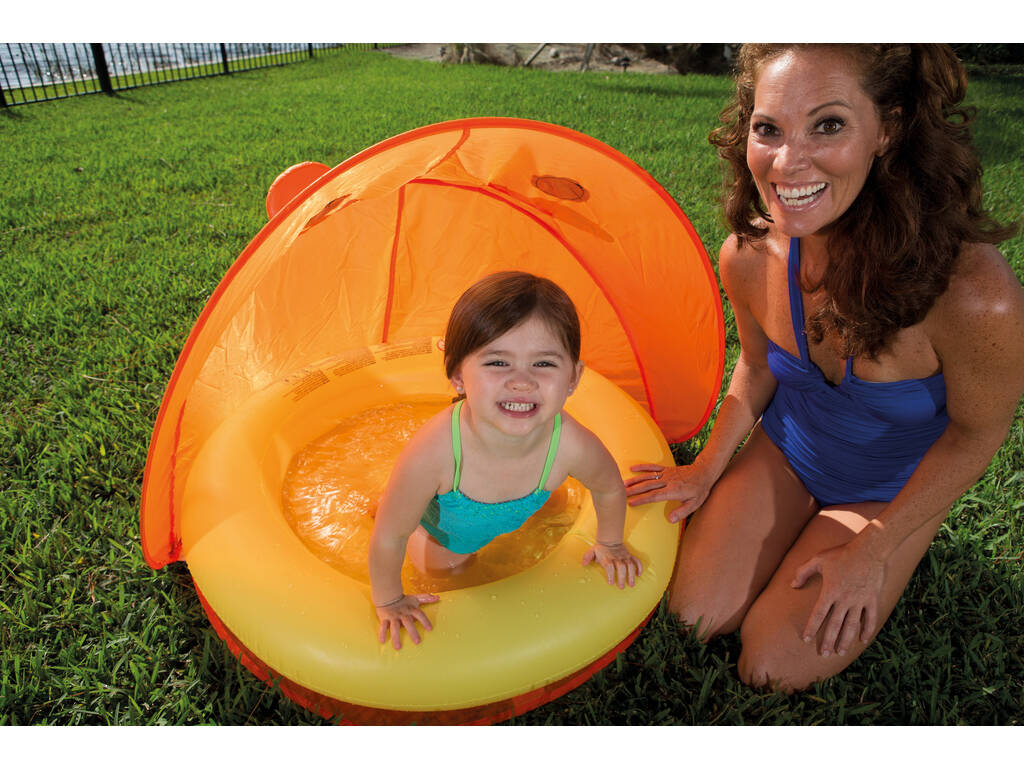 Piscina Insuflável 97x97x74 cm. Com Tecto