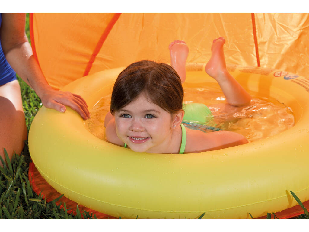 Piscina Insuflável 97x97x74 cm. Com Tecto