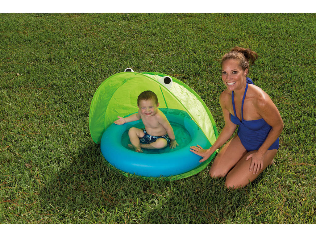 Piscina Insuflável 97x97x74 cm. Com Tecto