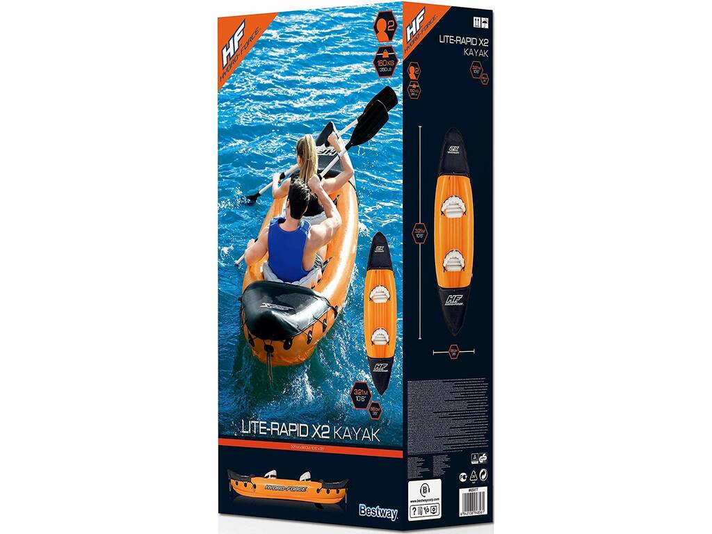 Kayak Lite Rapid Hydro-Force 321 x 88 cm Bestway 65077