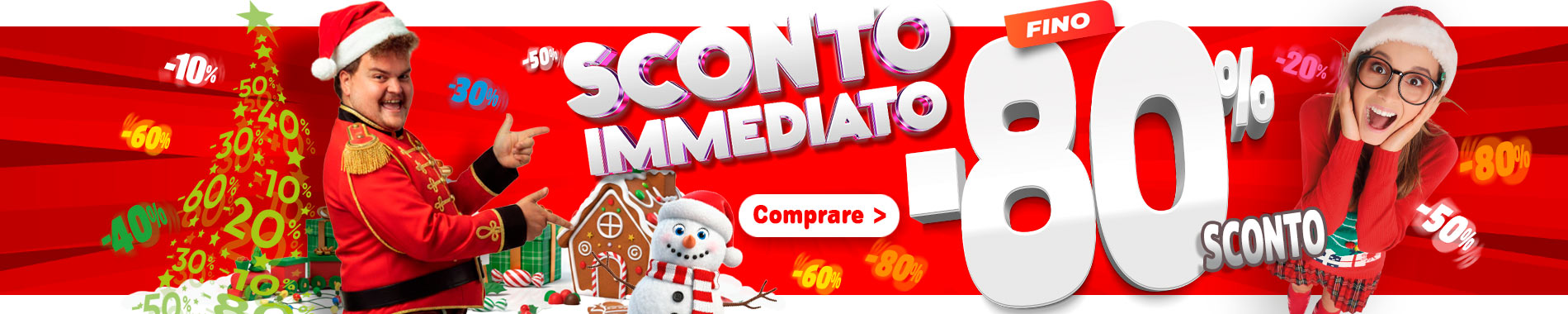 Sconti diretti su una vasta selezione di articoli