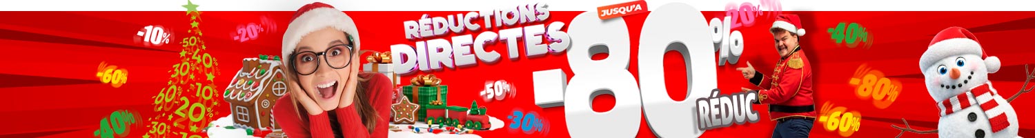Réductions directes sur une sélection d'articles