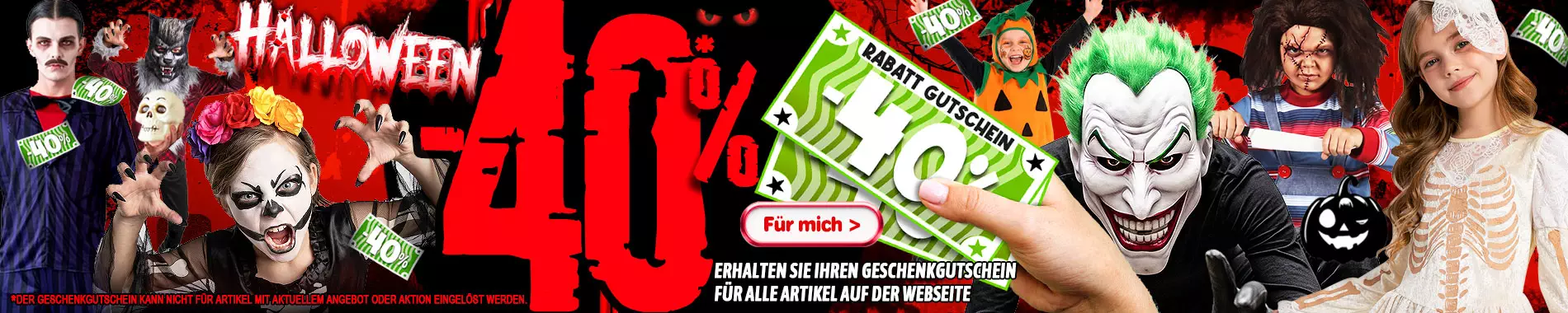 Verrückte Woche Geschenkgutschein 40%