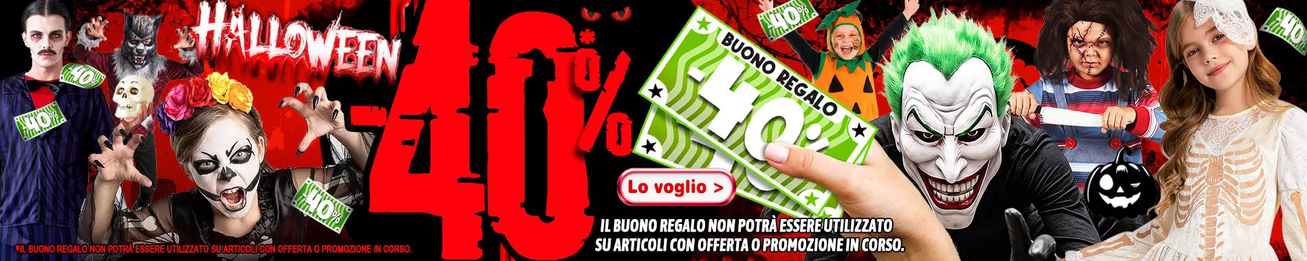 Settimana pazza Buono Regalo 40%