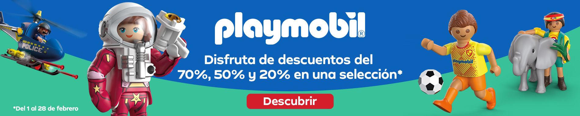 Playmobil con descuento directo