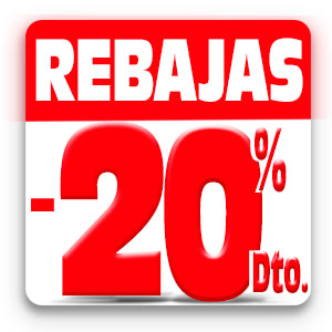 Rebajas del 20%