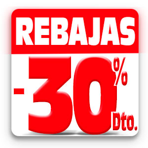 Rebajas del 30%