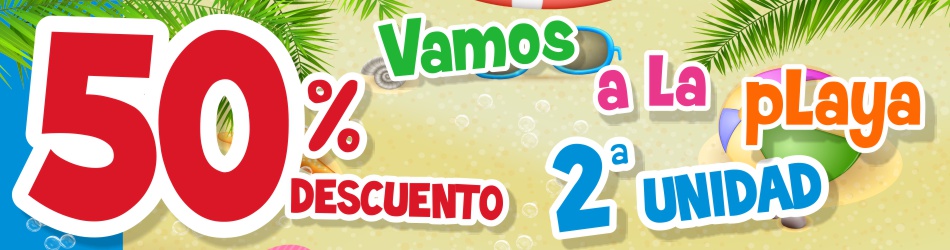 50% de descuento segunda unidad vuelta al cole