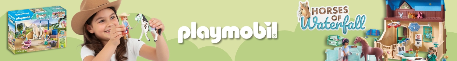 Playmobil horses of waterfall